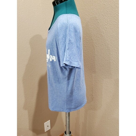 ZETA TAU ALPHA SORORITY BLUE T-SHIRT TOP WOMEN SMALL SEEK THE NOBLEST SISTERS - Picture 3 of 12